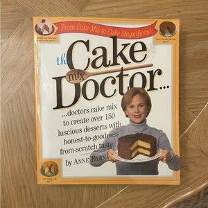 The Cake Mix Doctor paperback cookbook in excellent used condition By Anne Byrn